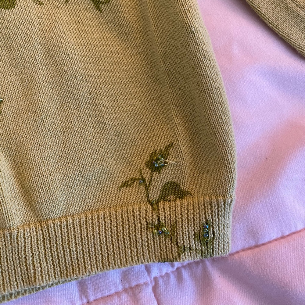 Y2K Express beaded green cardigan - Picture 12 of 12